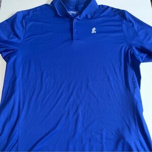 Nike Tour Performance Dri-Fit Royal Blue Mickey Mouse Golf Polo Shirt Size XXL